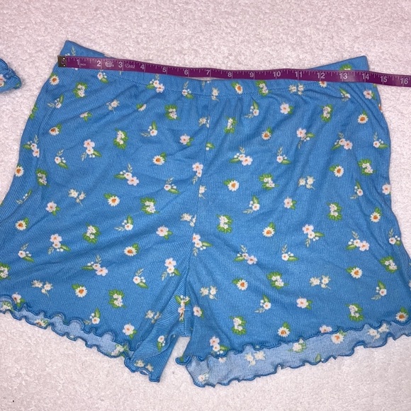 NWT xxl 18 art class blue floral summer pajamas - Picture 6 of 8